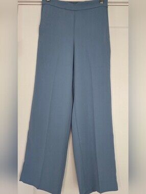 J.Crew NWT Dusty Blue Wide Leg Pull-On Pants Size 4